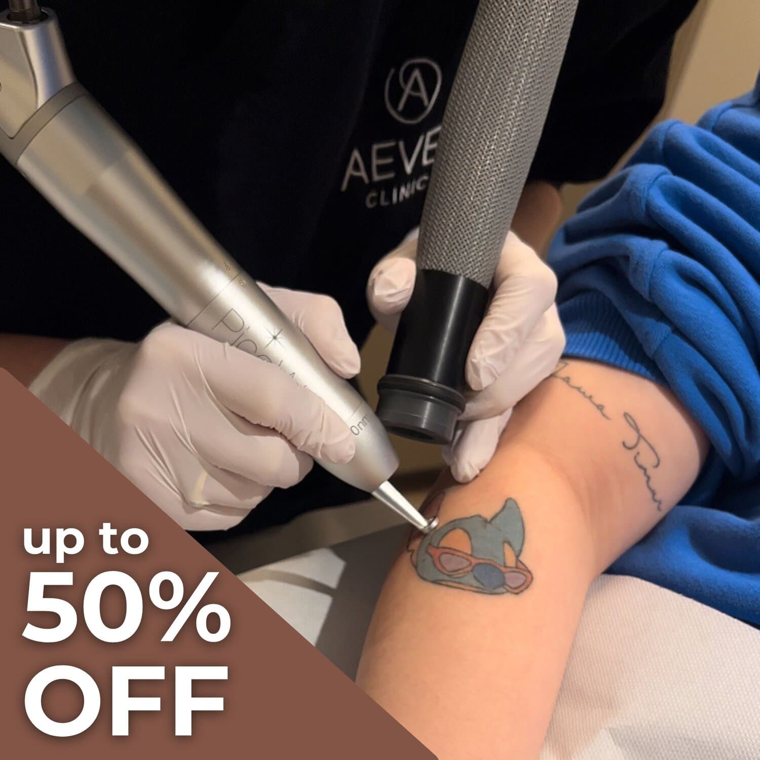 Laser tattoo removal fades and eliminates unwanted tattoos