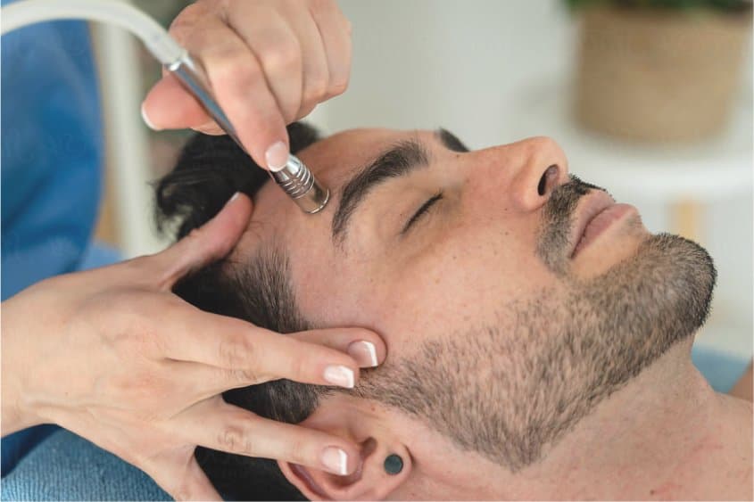 Microdermabrasion treatment at Aever Clinics